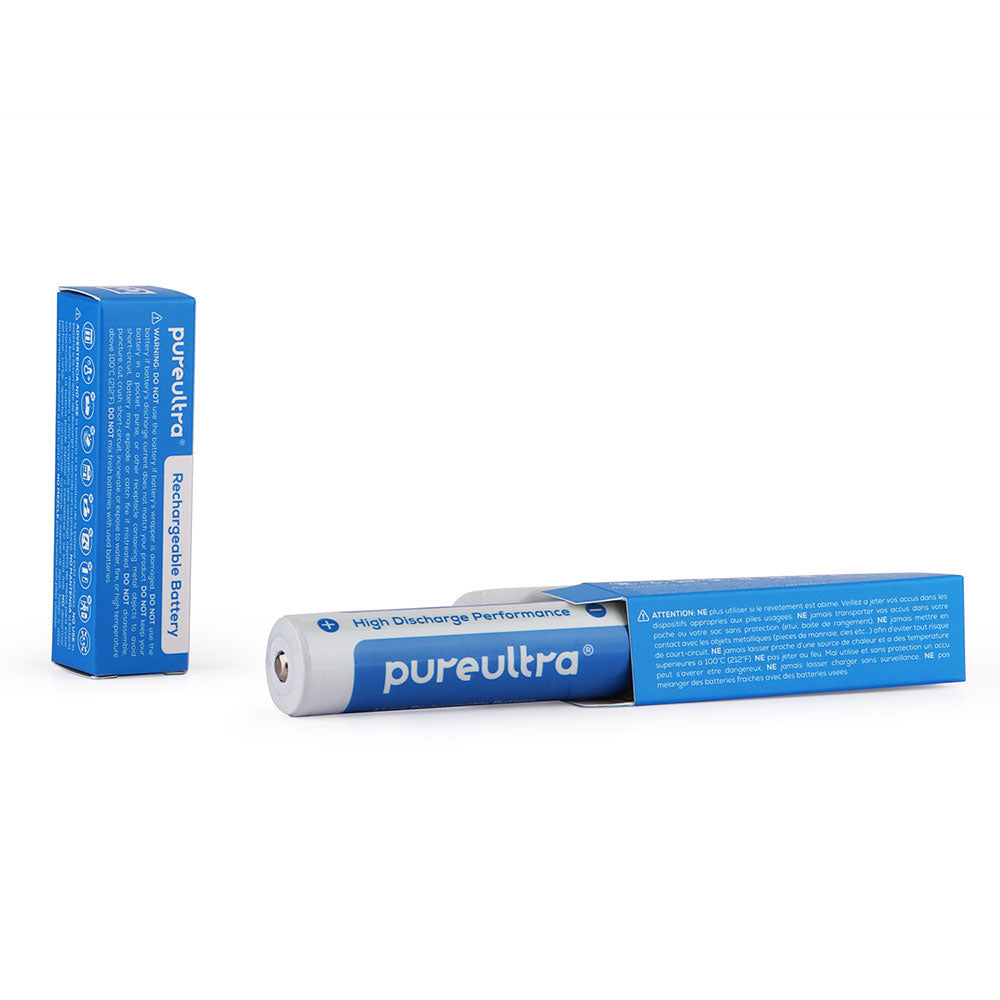 PureUltra 18650 3200mAh 3.7V with PCB Lithium-ion Rechargeable Battery